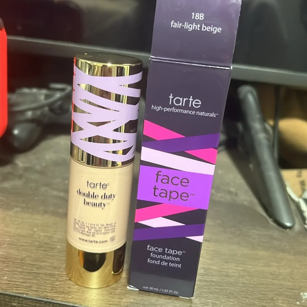 💕🌙Tarte Fair Light Beige Double Duty Foundation
